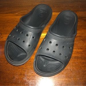 Classic Crocs Slide Slip-Ons Black Men’s 10 Women’s 12